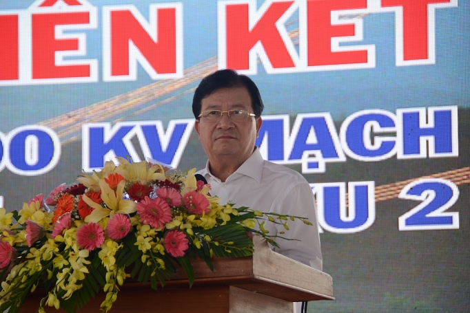 Phó Thủ tướng Trịnh Đình Dũng phát động thi đua liên kết thi công xây dựng các công trình đường dây 500 kV (mạch 3) pho thu tuong trinh dinh dung phat dong thi dua lien ket thi cong xay dung cac cong trinh duong day 500 kv mach 3