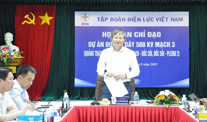 tap trung moi nguon luc dam bao tien do duong day 500kv mach 3