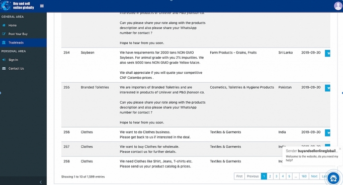 ra mat san giao dich thuong mai toan cau voi nhung don hang trieu do