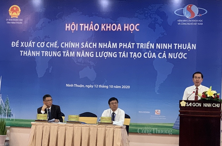 Ninh Thuận: Hoàn thiện cơ chế để sớm trở thành trung tâm năng lượng tạo