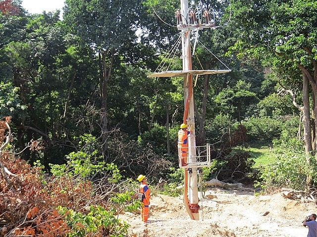 Niềm vui có điện lưới của các nhà khoa học trên đảo Rều niem vui co dien luoi cua cac nha khoa hoc tren dao reu