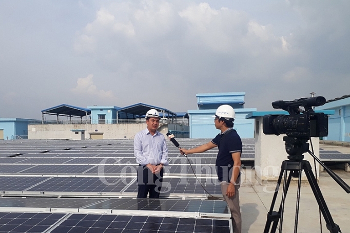 Dự án điện mặt trời áp mái đầu tiên tại phía Nam nối lưới thành công du an dien mat troi ap mai dau tien tai phia nam noi luoi thanh cong