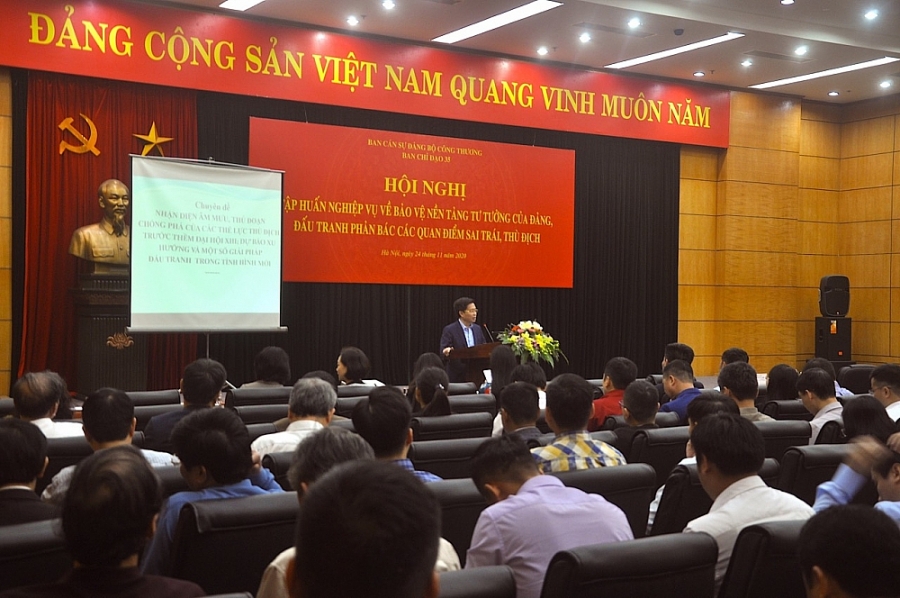 Ban Chỉ đạo 35 Bộ Công Thương tập huấn công tác bảo vệ nền tảng tư tưởng của Đảng, đấu tranh phản bác các quan điểm sai trái, thù địch Ban Chỉ đạo 35 Bộ Công Thương tập huấn công tác bảo vệ nền tảng tư tưởng của Đảng, đấu tranh phản bác các quan điểm sai trái, thù địch