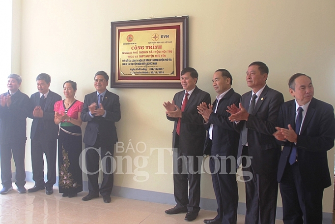 Khánh thành trường phổ thông dân tộc nội trú Phù Yên do EVN tài trợ khanh thanh truong pho thong dan toc noi tru phu yen do evn tai tro