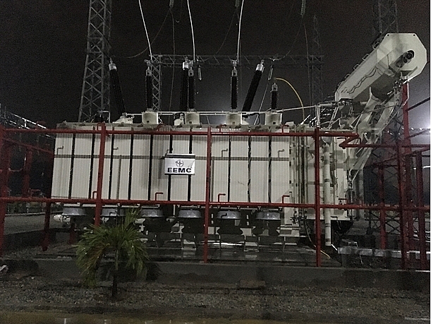 Đóng điện nâng công suất TBA 220kV Dung Quất dong dien nang cong suat tba 220kv dung quat