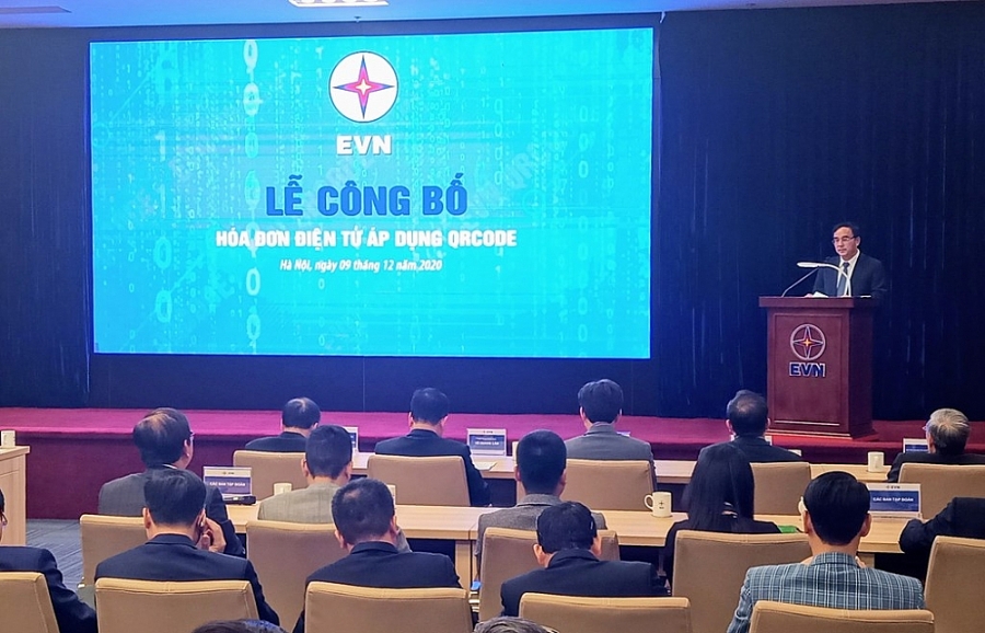 Tập đoàn EVN triển khai ứng dụng thanh toán tiền điện qua QR Code Tập đoàn EVN triển khai ứng dụng thanh toán tiền điện qua QR Code