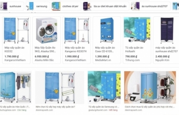 Hà Nội: Máy sấy quần áo tăng doanh số gấp 10 lần trong đợt nồm ẩm