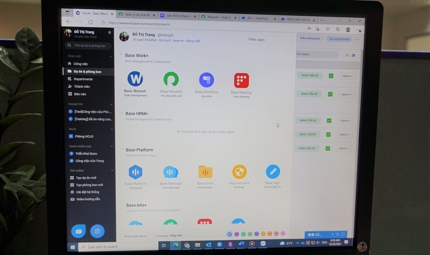 Ứng dụng Base được Công ty Nhiệt điện Phú Mỹ áp dụng Ứng dụng Base được Công ty Nhiệt điện Phú Mỹ áp dụng