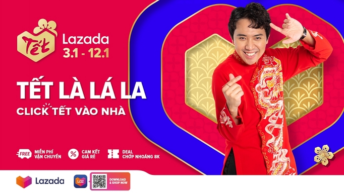 le hoi mua sam co lazada tet la la la