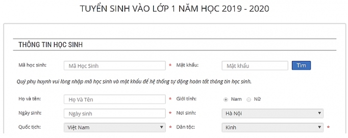 ha noi day manh cong tac tuyen sinh dau cap thong qua hinh thuc truc tuyen