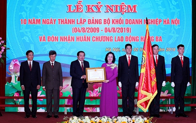 Đảng bộ khối Doanh nghiệp Hà Nội: Hoàn thành nhiều mục tiêu quan trọng dang bo khoi doanh nghiep ha noi hoan thanh nhieu muc tieu quan trong