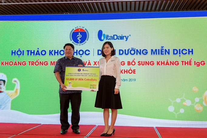 Vitadairy đồng hành cùng Bộ Y tế trong năm hành động miễn dịch vitadairy dong hanh cung bo y te trong nam hanh dong mien dich
