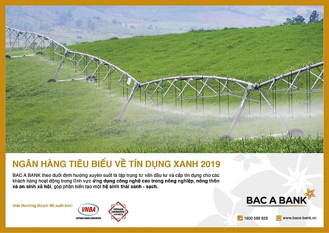 BAC A BANK được vinh danh “Ngân hàng tiêu biểu về tín dụng xanh” bac a bank duoc vinh danh ngan hang tieu bieu ve tin dung xanh