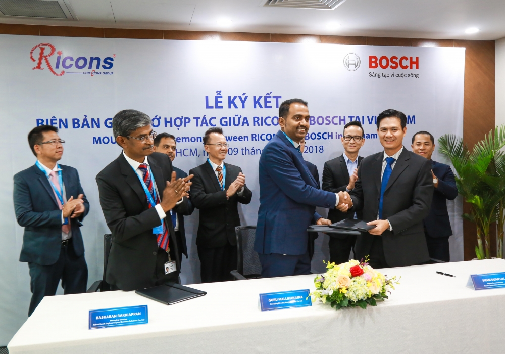 Bosch, Ricons sign MoU on construction and real estate development