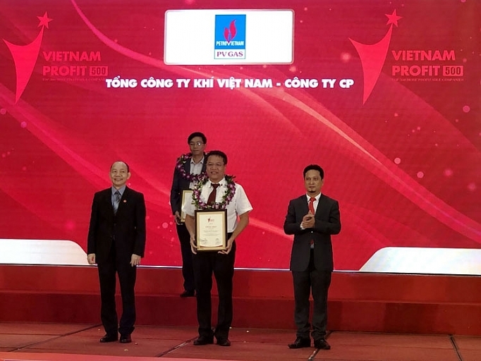 pvn pv gas honored in vietnam profit500 ranking in 2018