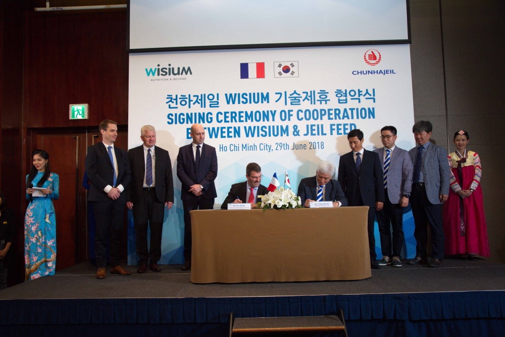 Wisium, Jeil Feed sign a partnership agreement for the 4th time