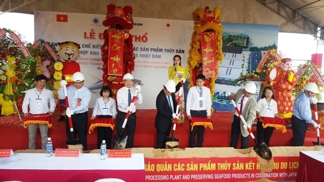 work starts on us 8 million seafood processing plant in binh dinh
