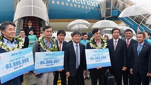 ACV welcomes 94 millionth air passenger