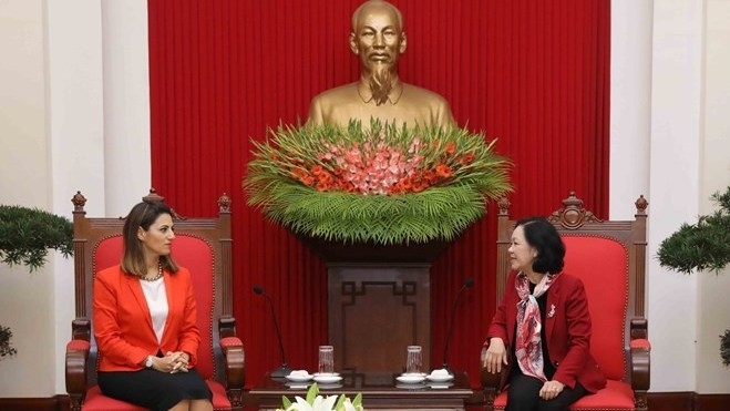 new azerbaijan party delegation visits vietnam