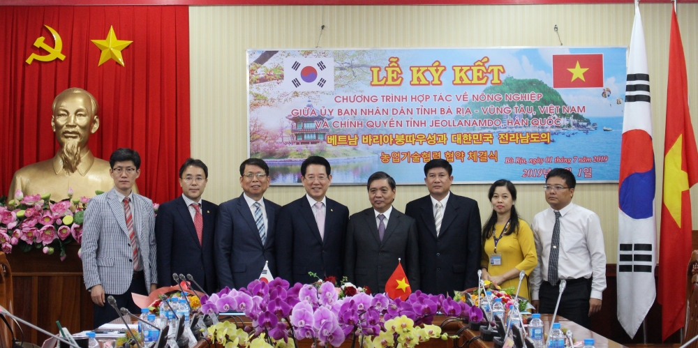 Ba Ria-Vung Tau strengthens multifaceted ties with South Korea’s Jeollanam-do Province
