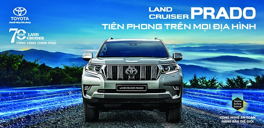 LAND CRUISER PRADO: Phiên bản mới trang bị thêm nhiều công nghệ