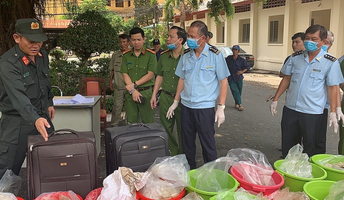 bat giu vu van chuyen trai phep 500kg ma tuy ketamine