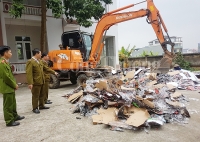 Vĩnh Phúc: Tiêu hủy 2.900 sản phẩm đồ chơi nhập lậu