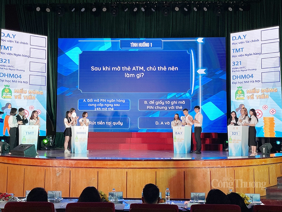 Cuộc thi “Hiểu đúng về tiền 2021” đã tìm ra nhà vô địch Cuộc thi “Hiểu đúng về tiền 2021” đã tìm ra nhà vô địch