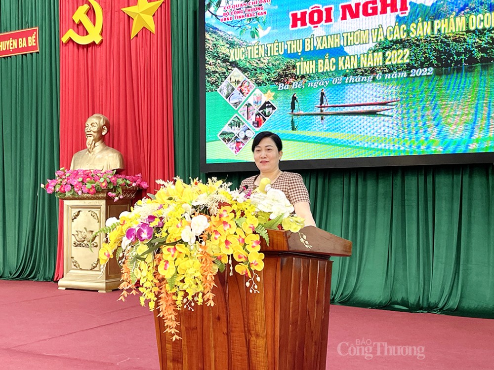 Bắc Kạn xúc tiến tiêu thụ bí xanh thơm và sản phẩm OCOP