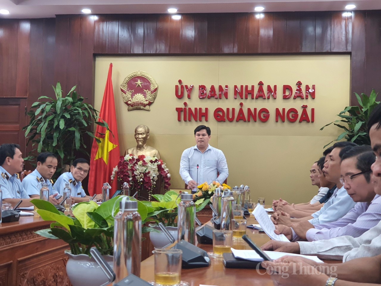 Ông Trần Phước Hiền, Phó Chủ tịch UBND tỉnh Quảng Ngãi phát biểu Ông Trần Phước Hiền, Phó Chủ tịch UBND tỉnh Quảng Ngãi phát biểu