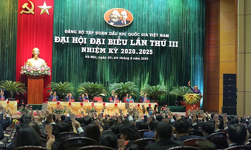 dai hoi dang bo tap doan dau khi viet nam thanh cong tot dep