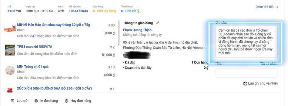 Thông điệp nhỏ - Ý nghĩa lớn