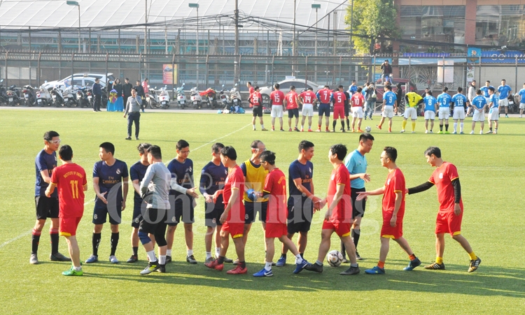 Khai mạc giải bóng đá nam thanh niên Bộ Công Thương 2019 - 2020 khai mac giai bong da nam thanh nien bo cong thuong 2019 2020