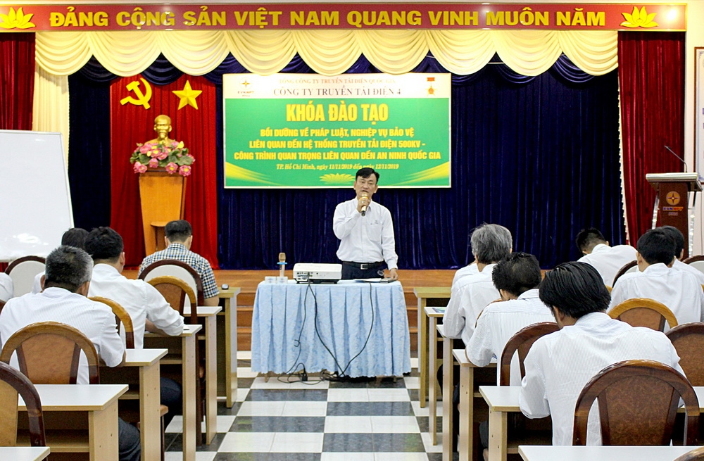 ptc4 to chuc khoa boi duong ve phap luat nghiep vu bao ve he thong truyen tai dien 500 kv cong trinh quan trong lien quan den an ninh quoc gia