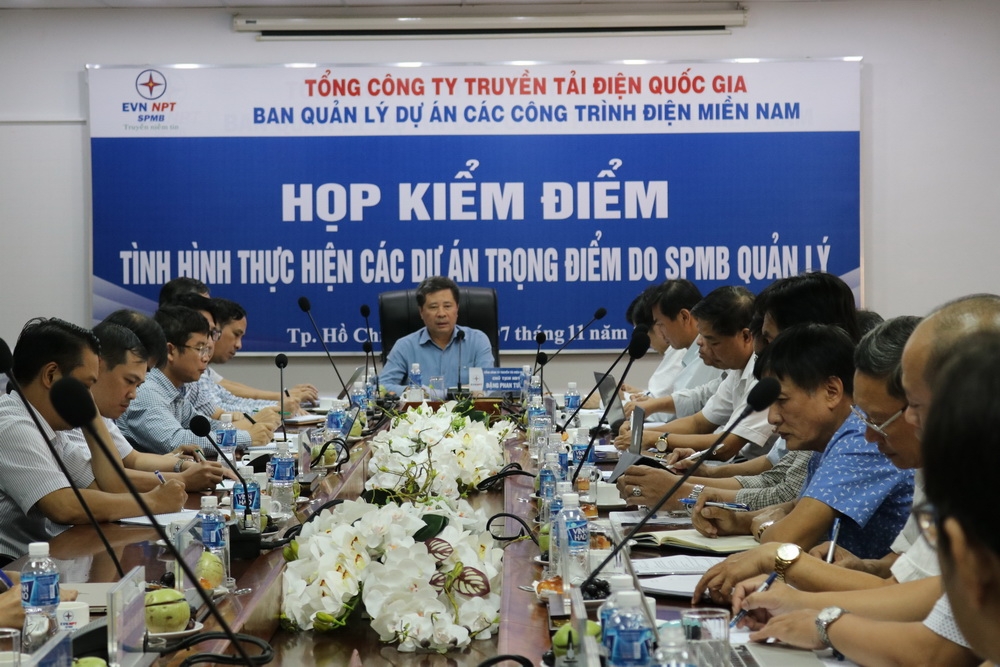 chu tich hdtv evnnpt kiem tra va chi dao thuc hien cac du an trong diem do spmb quan ly