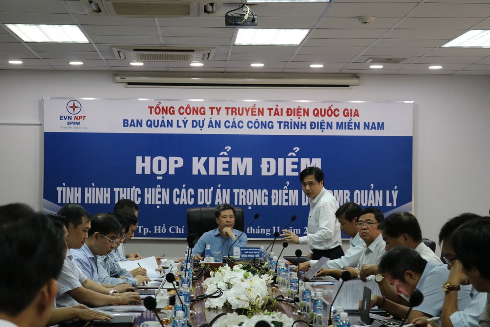 chu tich hdtv evnnpt kiem tra va chi dao thuc hien cac du an trong diem do spmb quan ly