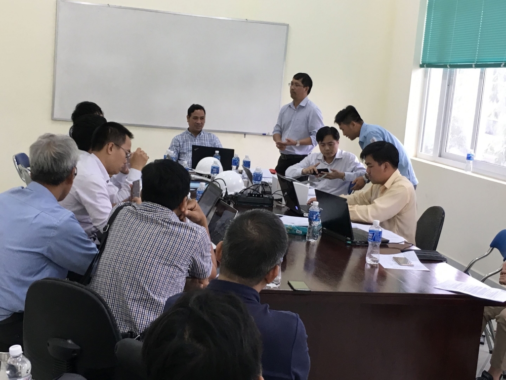 SPMB đóng điện máy biến áp AT2, Trạm biến áp 220 kV Hàm Tân spmb dong dien may bien ap at2 tram bien ap 220 kv ham tan