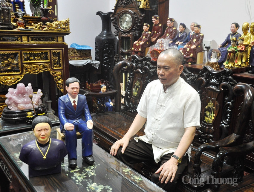 Nghệ nhân Nguyễn Lương Thành: Bền bỉ với nghề phục chế đồ thờ nghe-nhan-nguyen-luong-thanh-ben-bi-voi-nghe-phuc-che-do-tho