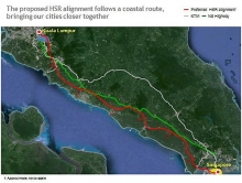 Singapore-Malaysia hoãn ký thỏa thuận dự án đường sắt cao tốc