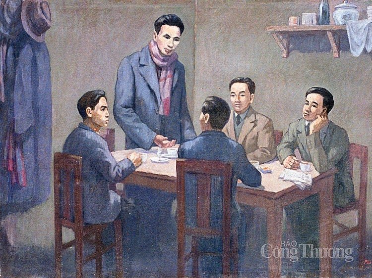 Bức họa Hội nghị thành lập Đảng Cộng sản Việt Nam, ngày 3/2/1930