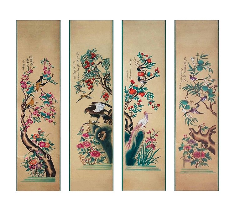 Tranh Tứ quý - Bốn mùa