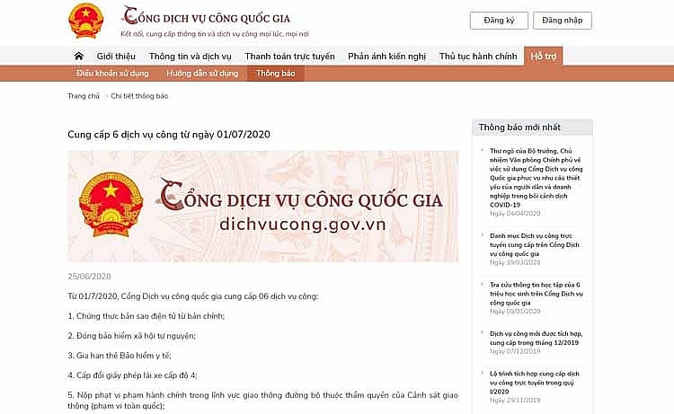 BHXH Việt Nam là một trong những cơ quan tham gia cung cấp dịch vụ sớm nhất trên Cổng Dịch vụ công quốc gia 4458-cong-dich-vu