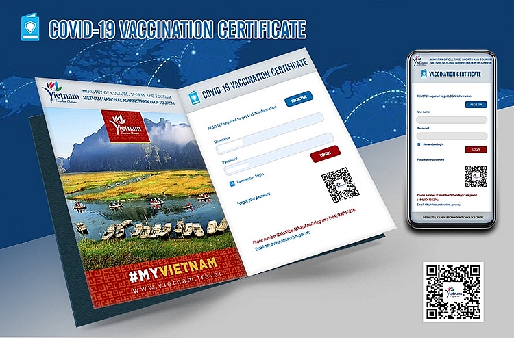 Hệ thống chứng nhận tiêm chủng vắc-xin do Tổng cục Du lịch nghiên cứu và xây dựng Hệ thống chứng nhận tiêm chủng vắc-xin do Tổng cục Du lịch nghiên cứu và xây dựng