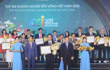 Acecook Việt Nam vào Top 100 doanh nghiệp phát triển bền vững năm 2023