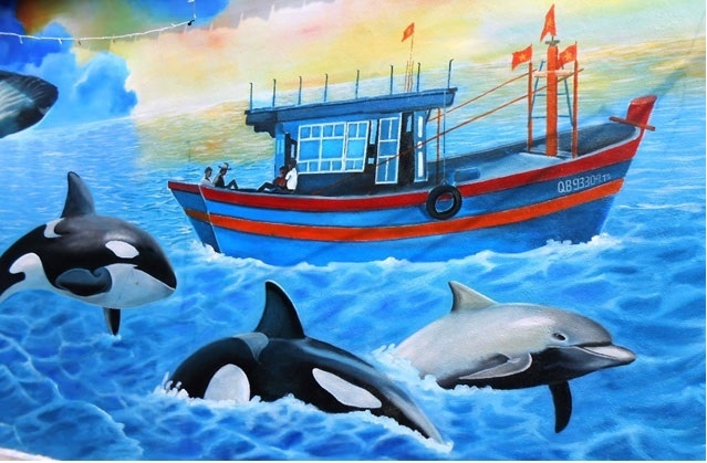 Successfully complete “Fresco for the Future” in Canh Duong fishing village successfully complete fresco for the future in canh duong fishing village