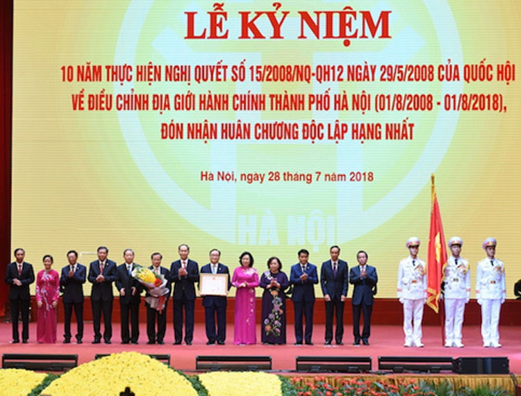 Dấu mốc quan trọng trong hành trình phát triển Thủ đô dau moc quan trong trong hanh trinh phat trien thu do