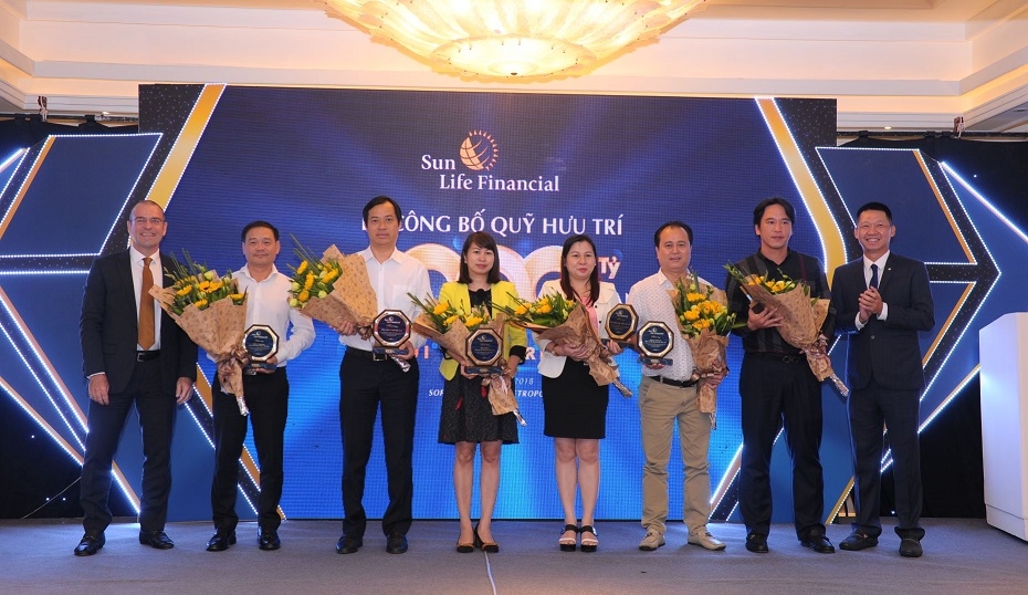 sun life viet nam ton vinh doanh nghiep tham gia quy huu tri tu nguyen