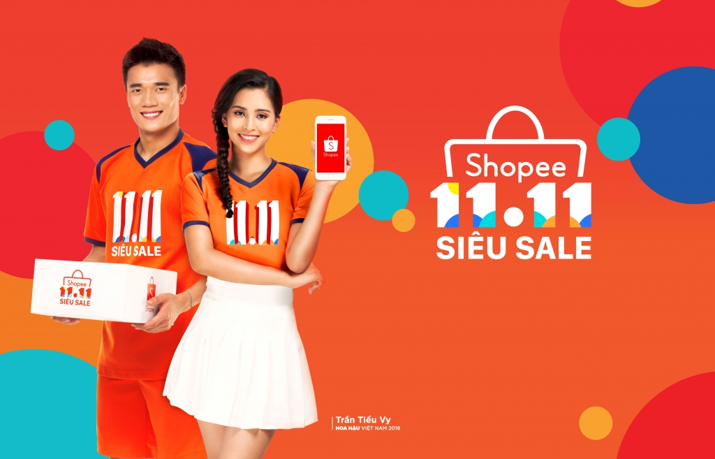 hon 11 trieu don hang tai su kien 1111 shopee sieu sale