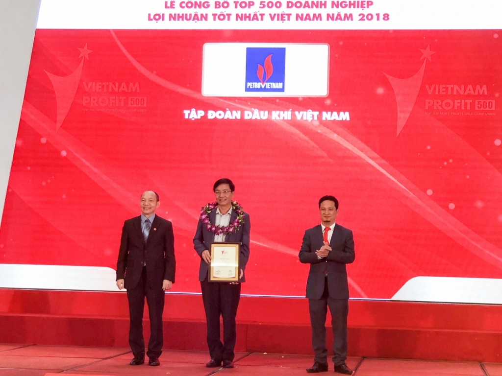 pvn dung dau top 500 doanh nghiep co loi nhuan tot nhat viet nam nam 2018