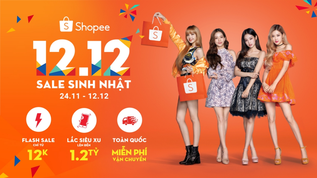 shopee sieu khuyen mai voi su kien 1212 shopee sale sinh nhat
